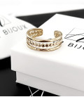Bague KAREN Acier Or