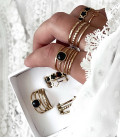 Bague KAREN Acier Or