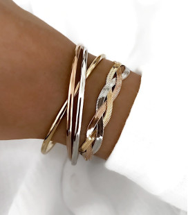 Bracelet TORSADE Acier