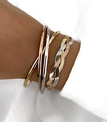 Bracelet TORSADE Acier