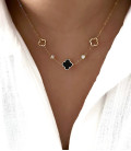 Collier SOHA Acier Or