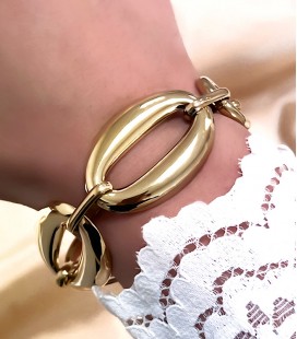 Bracelet TAYRA Acier Or