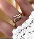 Bague ORLANE Acier Or