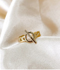 Bague ORLANE Acier Or