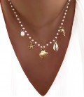 Collier TIFFEN Acier Or