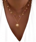 Collier PALMYRE Nude Acier Or