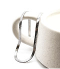 Collier ARIANE Acier Argent