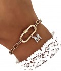 Bracelet CORRIDA Acier Or