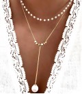 Collier BALYA Acier Or