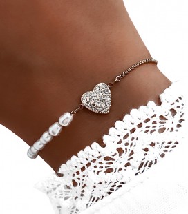 Bracelet MARILIA Acier Argent