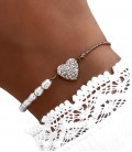 Bracelet MARILIA Acier Argent