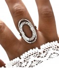 Bague ADELINE Acier Argent