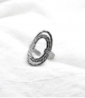 Bague ADELINE Acier Argent