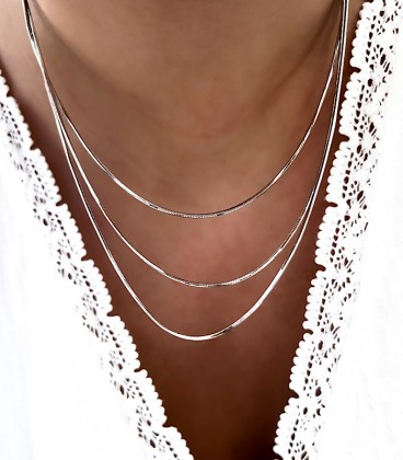 Collier ANTINELLE Acier Argent