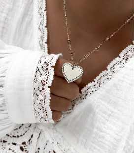 Collier VALENTINE Acier Argent