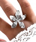 Bague PETUNIA Acier Argent