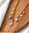 Collier CELESTA Acier Or