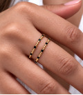 Bague AYLIN Noire
