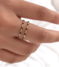 Bague AYLIN Noire