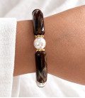 Bracelet OPALINE Marron