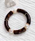 Bracelet OPALINE Marron
