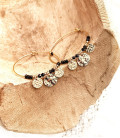 Boucles INA Acier Or