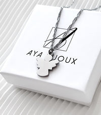 Collier Ange Gravure AYA Bijoux, vue 3