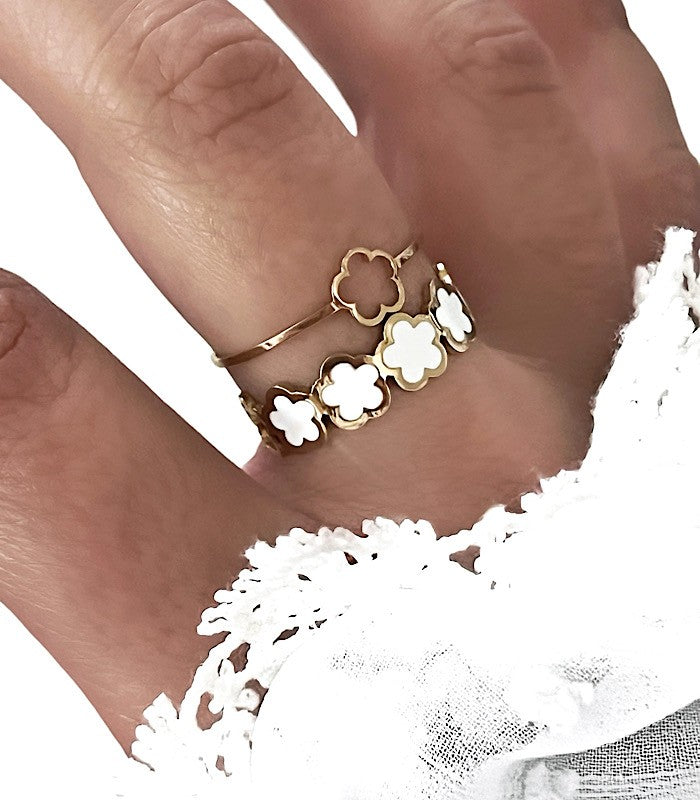 Bague Helena Blanche AYA Bijoux, vue 2