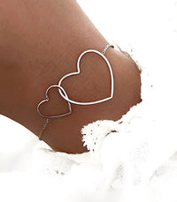 Bracelet Double Coeur AYA Bijoux