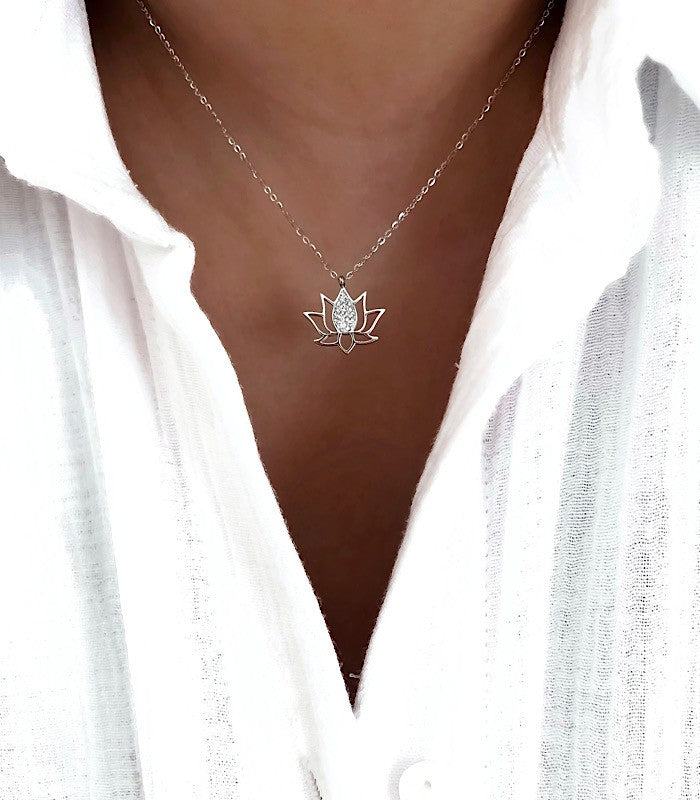 Collier Lotus AYA Bijoux