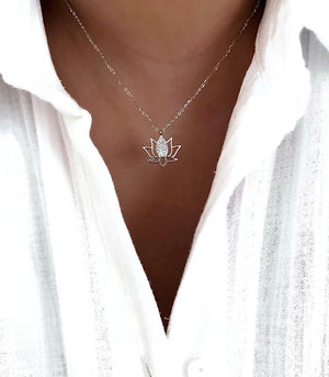 Collier Lotus AYA Bijoux