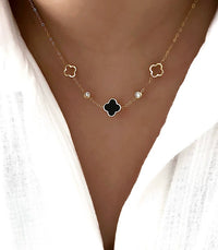 Collier Soha Noir AYA Bijoux, vue 2