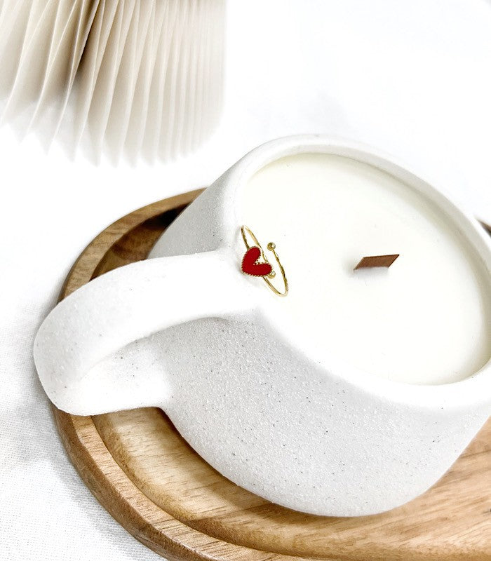 Bague AMORE Rouge