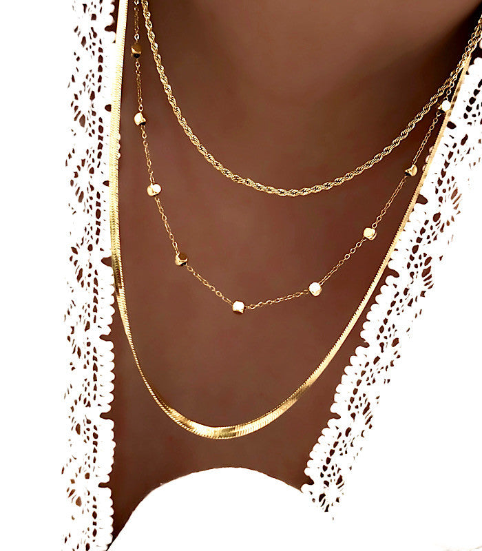 Collier Triple Tamsine AYA Bijoux
