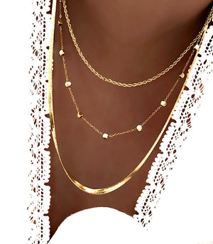 Collier Triple Tamsine AYA Bijoux