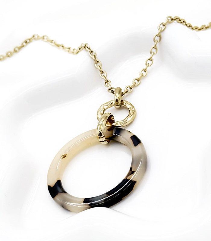 Collier NAVILA Acier Or