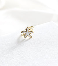 Bague Etoile de Mer Blanche AYA Bijoux, vue 2