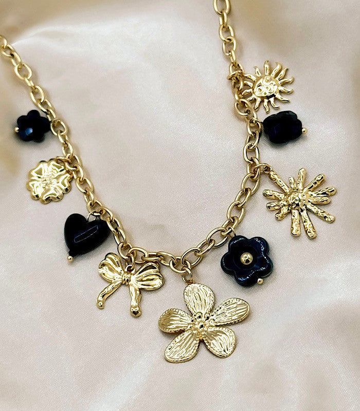 Collier Maé Noir AYA Bijoux, vue 2