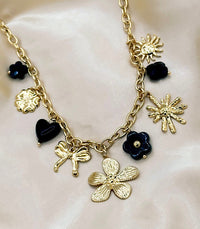 Collier Maé Noir AYA Bijoux, vue 2