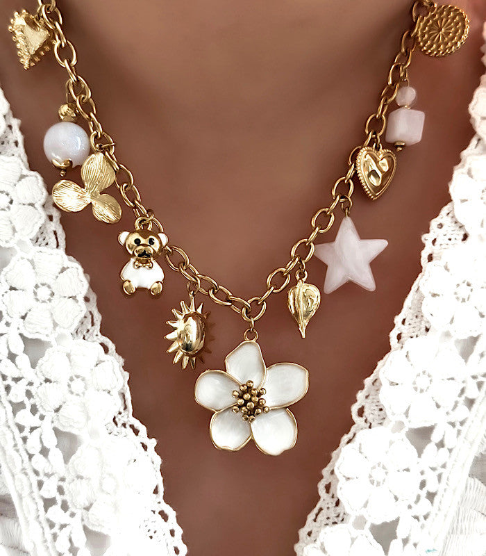 Collier MADELINE Blanc