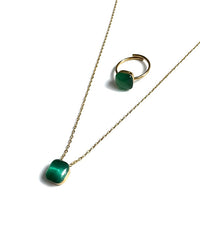 Bague Saphira Verte AYA Bijoux, vue 2