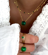Collier Saphira Vert AYA Bijoux