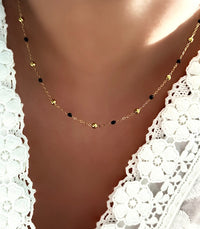 Collier Thea Noir AYA Bijoux