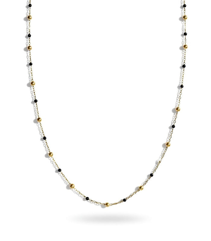 Collier Thea Noir AYA Bijoux, vue 2