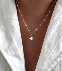 Collier Amelys Blanc AYA Bijoux
