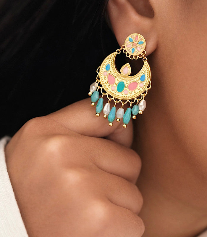 Boucles Rania Multi AYA Bijoux, vue 2