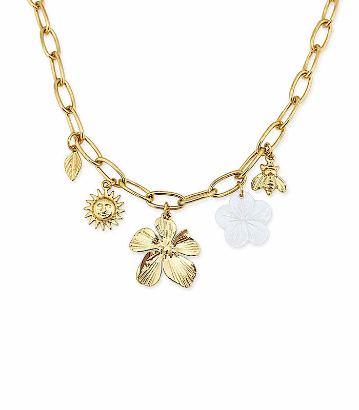 Collier ISAYA Acier Or