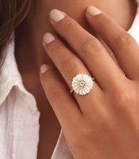Bague SILA Acier Or