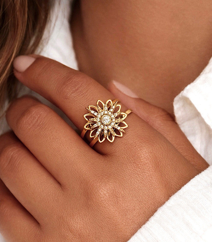 Bague OREA Acier Or