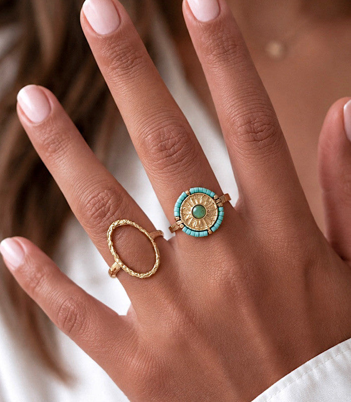 Bague Solaria Bleue AYA Bijoux
